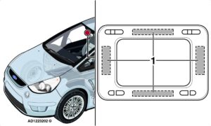Ford S-MAX: az esőérzékelő nem szabályozza az ablaktörlő működését.
